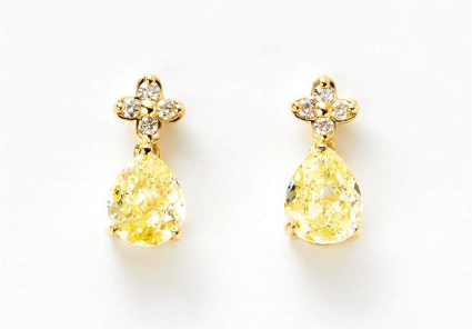 K18YG ダイヤモンドピアス D:計1.0ct FY-I1/鑑定書付き 130164