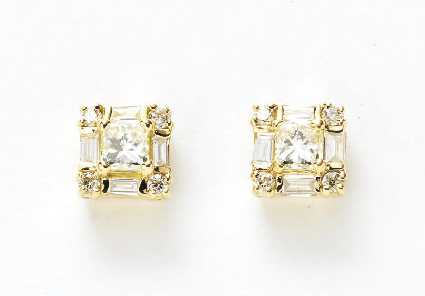 K18YG ダイヤモンドピアス D:計0.4ct 133321